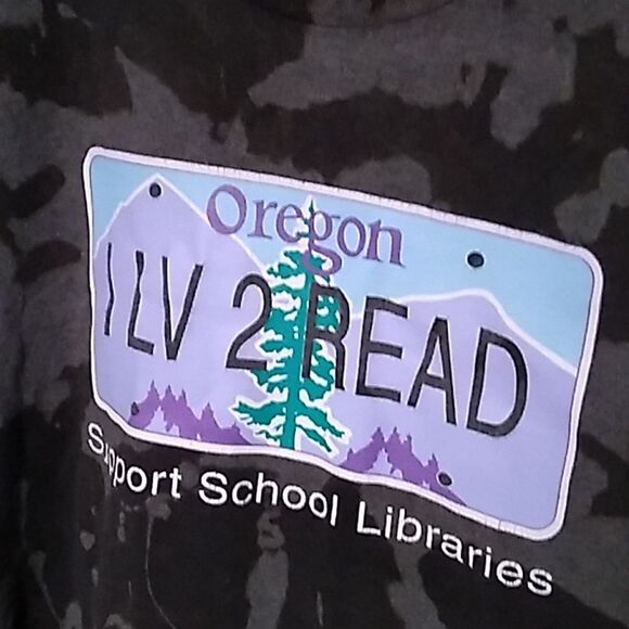 vintage I LV 2 READ grunge t - Picture 5 of 6